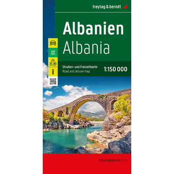 Albania Road and Leisure Map bij Singel 344