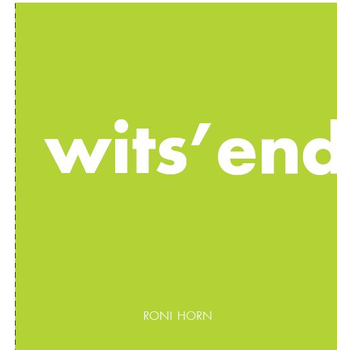 Roni Horn. Wits' End (Hardback) bij Singel 344