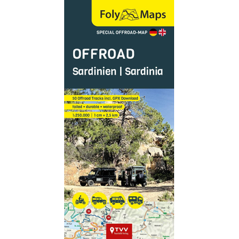 FolyMaps OFFROAD Sardinia 1:250,000 bij Singel 344
