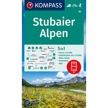 Kompass WK83 Stubaier Alpen bij Singel 344