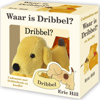 Cadeauset met Waar is Dribbel en knuffel (Board book) bij Singel 344