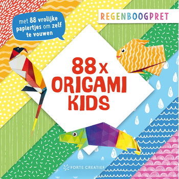 88x origami kids - Regenboogpret (Paperback) bij Singel 344