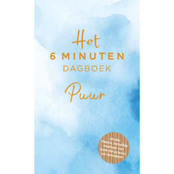 Het 6 minuten dagboek PUUR - wolken editie (Hardback) bij Singel 344