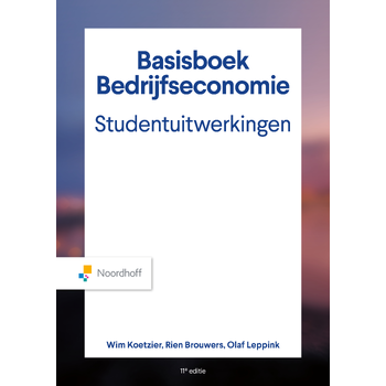 Basisboek Bedrijfseconomie, Studentenuitwerkingen (Paperback) bij Singel 344