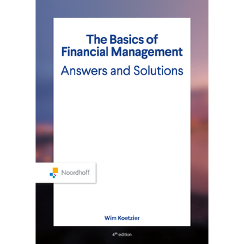The Basics of Financial Management Answers and Solutions (Paperback) bij Singel 344