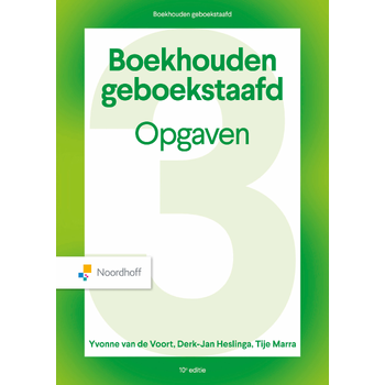 Boekhouden Geboekstaafd 3 - opgaven - 10e editie (Paperback) bij Singel 344