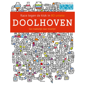 Race tegen de klok in 80 unieke doolhoven van makkelijk naar moeilijk (Paperback) bij Singel 344