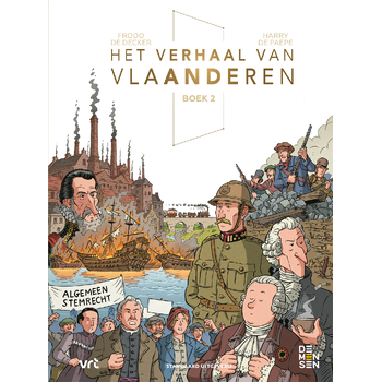 Het verhaal van Vlaanderen strip 2 (Hardback) bij Singel 344