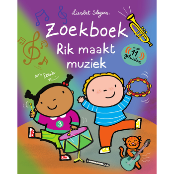Zoek- en geluidenboek Rik maakt muziek (Hardback) bij Singel 344