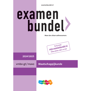 vmbo-gt/mavo Maatschappijkunde 2024/2025 (Paperback) bij Singel 344