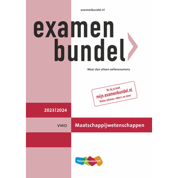vwo Maatschappijwetenschappen 2023/2024 (Paperback) bij Singel 344