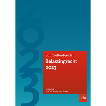 Sdu Wettenbundel Belastingrecht 2023 (Paperback) bij Singel 344