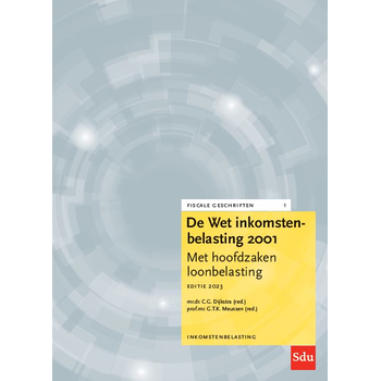 De Wet Inkomstenbelasting 2001, Editie 2023 (Paperback) bij Singel 344
