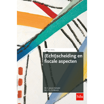(Echt)scheiding en fiscale aspecten. Editie 2025 (Paperback) bij Singel 344