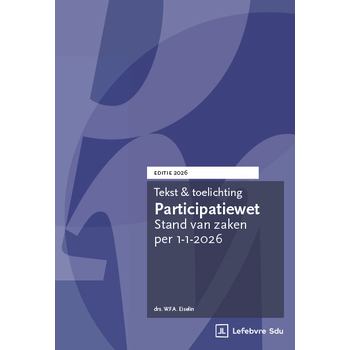 Tekst en Toelichting Participatiewet | Editie 2026 (Paperback) bij Singel 344