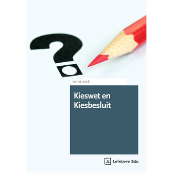Kieswet en Kiesbesluit, Editie 2026 (Paperback) bij Singel 344