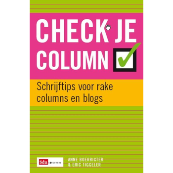 Check je column (Paperback) bij Singel 344