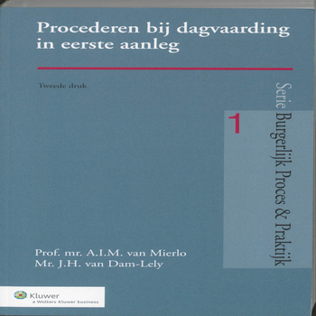 Procederen bij dagvaarding in eerste aanleg (Paperback) bij Singel 344