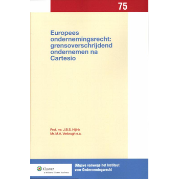Europees ondernemingsrecht: grensoverschrijdend ondernemen na cartesio (Paperback) bij Singel 344