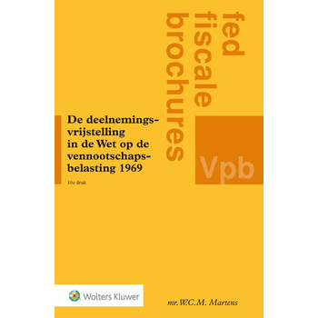De deelnemingsvrijstelling in de Wet op de vennootschapsbelasting 1969 (Paperback) bij Singel 344