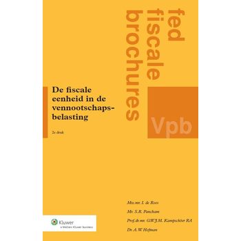 De fiscale eenheid in de vennootschapsbelasting (Paperback) bij Singel 344