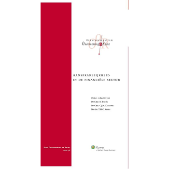 Aansprakelijkheid in de financiele sector (Hardback) bij Singel 344
