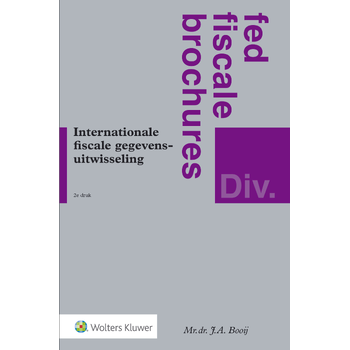 Internationale fiscale gegevensuitwisseling (Paperback) bij Singel 344