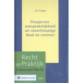 Prospectusaansprakelijkheid (Paperback) bij Singel 344