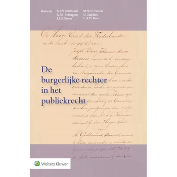 De burgerlijke rechter in het publiekrecht (Hardback) bij Singel 344