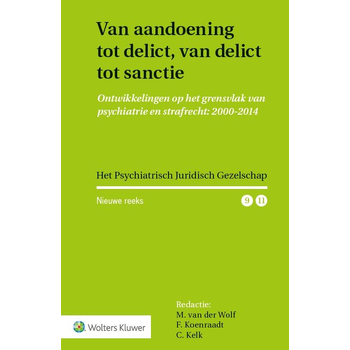 Van aandoening tot delict, van delict tot sanctie (Paperback) bij Singel 344