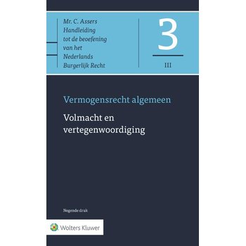Volmacht en vertegenwoordiging (Hardback) bij Singel 344