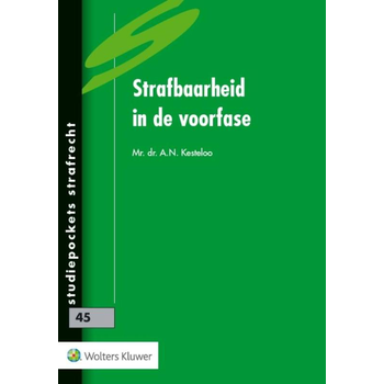Strafbaarheid in de voorfase (Hardback) bij Singel 344