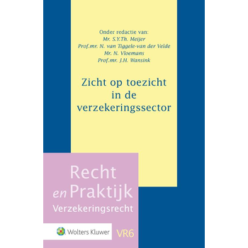 Zicht op toezicht in de verzekeringssector (Hardback) bij Singel 344
