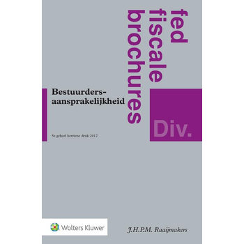 Bestuurdersaansprakelijkheid (Paperback) bij Singel 344