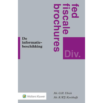 De informatiebeschikking (Paperback) bij Singel 344