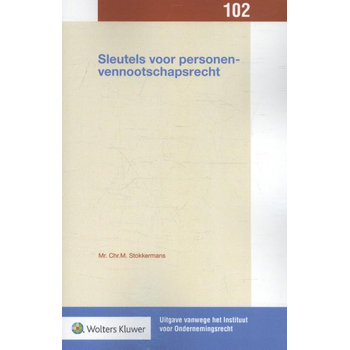 Sleutels voor personenvennootschapsrecht (Paperback) bij Singel 344