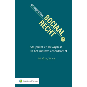 Stelplicht en bewijslast in het nieuwe arbeidsrecht (Hardback) bij Singel 344