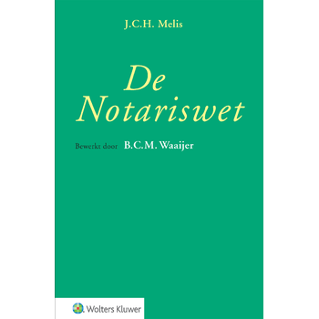 De Notariswet (Hardback) bij Singel 344