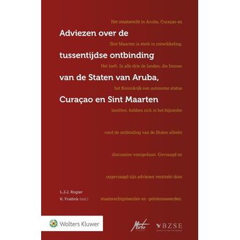 Adviezen tussentijdse ontbinding Staten van Aruba, Curaçao en Sint Maarten (Paperback) bij Singel 344