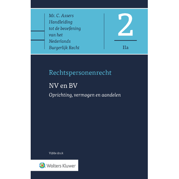 NV en BV - Oprichting, vermogen en aandelen (Hardback) bij Singel 344