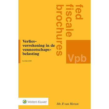 Verliesverrekening in de vennootschapsbelasting (Paperback) bij Singel 344