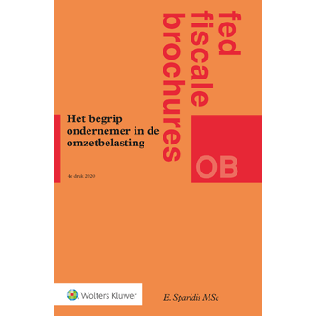 Het begrip ondernemer in de omzetbelasting (Paperback) bij Singel 344
