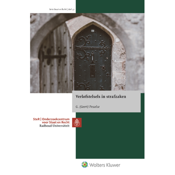 Verlofstelsels in strafzaken (Hardback) bij Singel 344