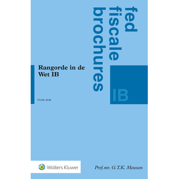 Rangorde in de Wet IB (Paperback) bij Singel 344