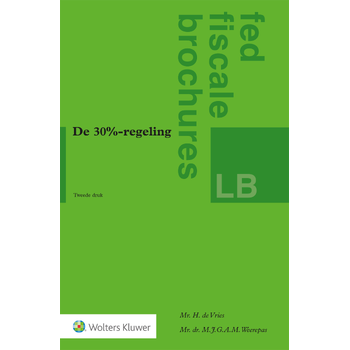 De 30%-regeling (Paperback) bij Singel 344