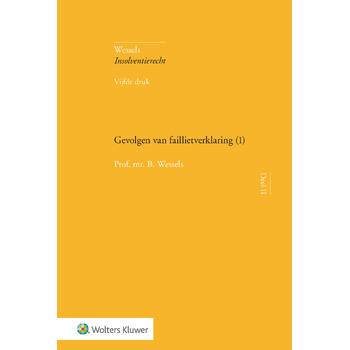 Gevolgen van faillietverklaring (1) (Hardback) bij Singel 344