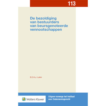 De bezoldiging van bestuurders van beursgenoteerde vennootschappen (Paperback) bij Singel 344