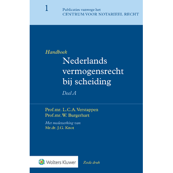 Handboek Nederlands vermogensrecht bij scheiding Deel A (Hardback) bij Singel 344