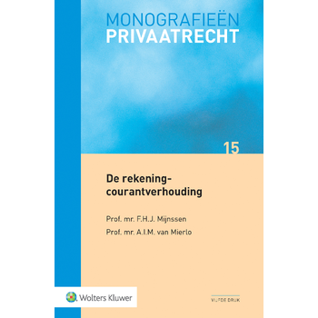 De rekening-courantverhouding (Paperback) van F.H.J. Mijnsen, A.I.M. Mierlo