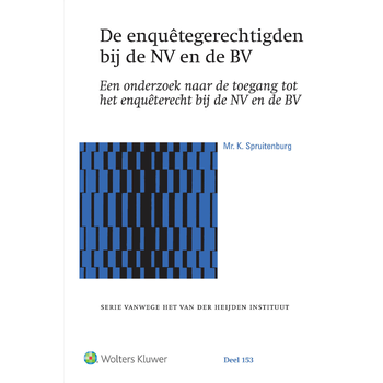 De enquêtegerechtigden bij de NV en de BV (Hardback) bij Singel 344